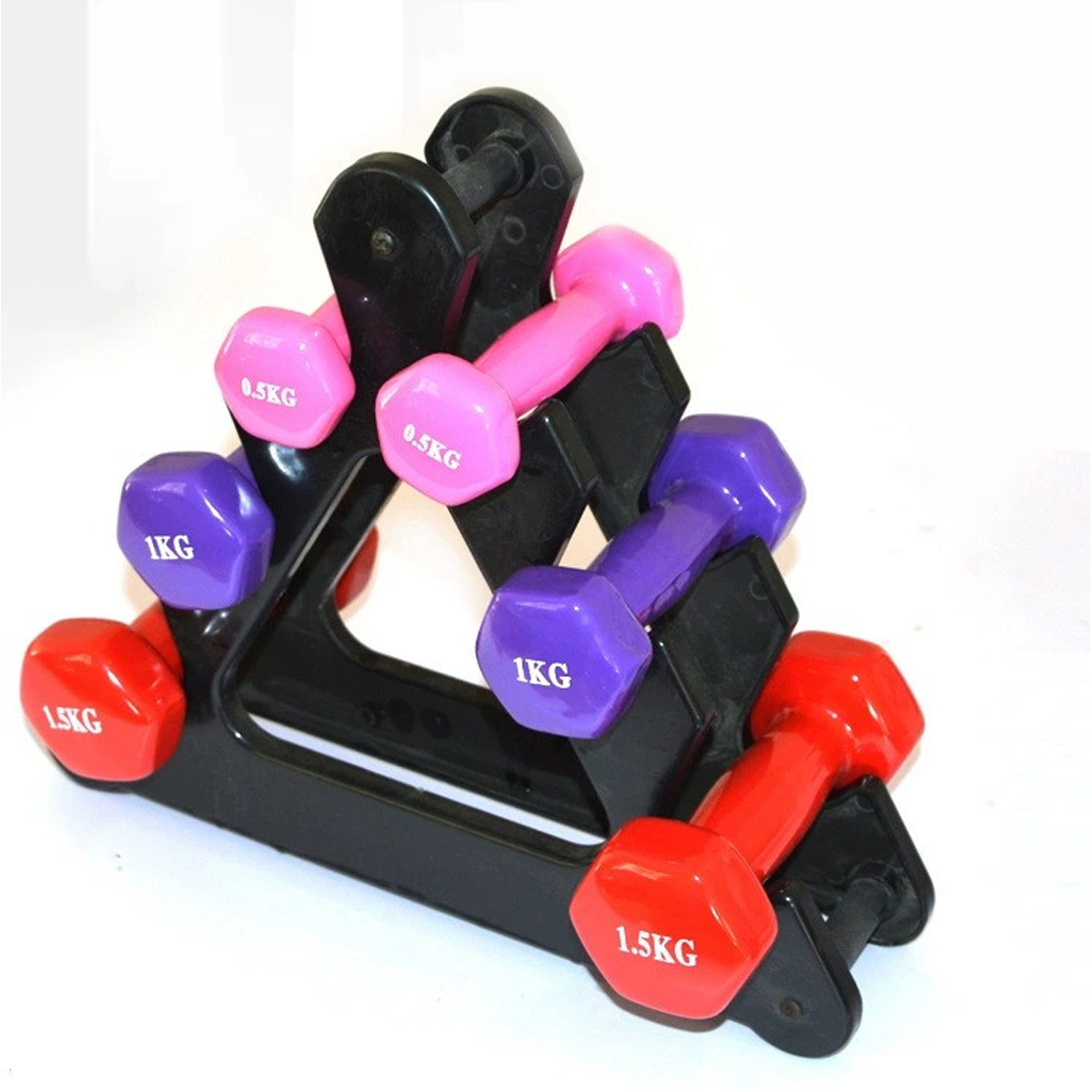 Mô tả Tạ Nhựa Cao Su Cao Cấp 1kg, 2kg, 3kg, 0.5kg – Tạ Tay Tập Gym, Yoga, Boxing Cho Nam Nữ Trẻ Em Chính Hãng Amalife - 3