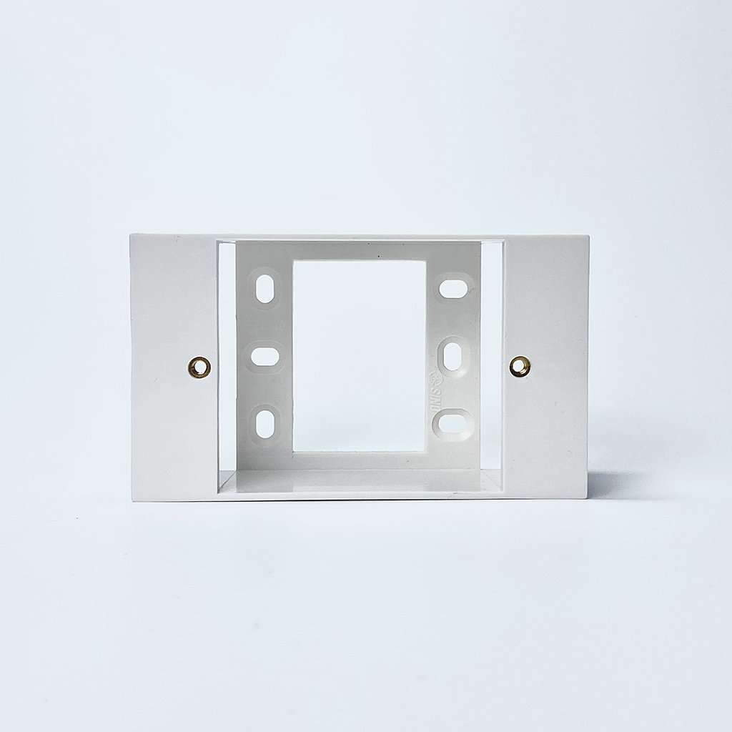 Mô tả Đế Nổi Chữ Nhật Cao SINO, Đế Nổi Lắp Công Tắc - CK157RH - 1