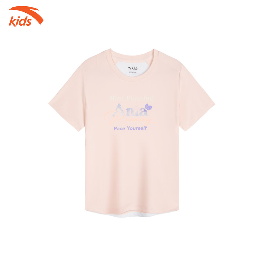 Áo Phông Thể Thao Bé Gái Anta Kids Running 3624B5110