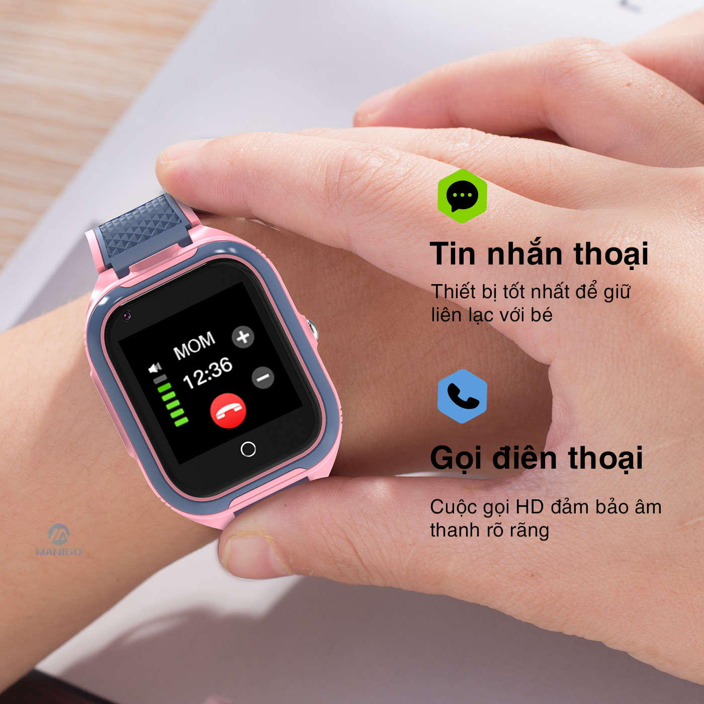Mô tả Đồng hồ thông minh trẻ em định vị Valdus MODEL VT Kid 4G watch video call chính hãng bảo hành 1năm - 6