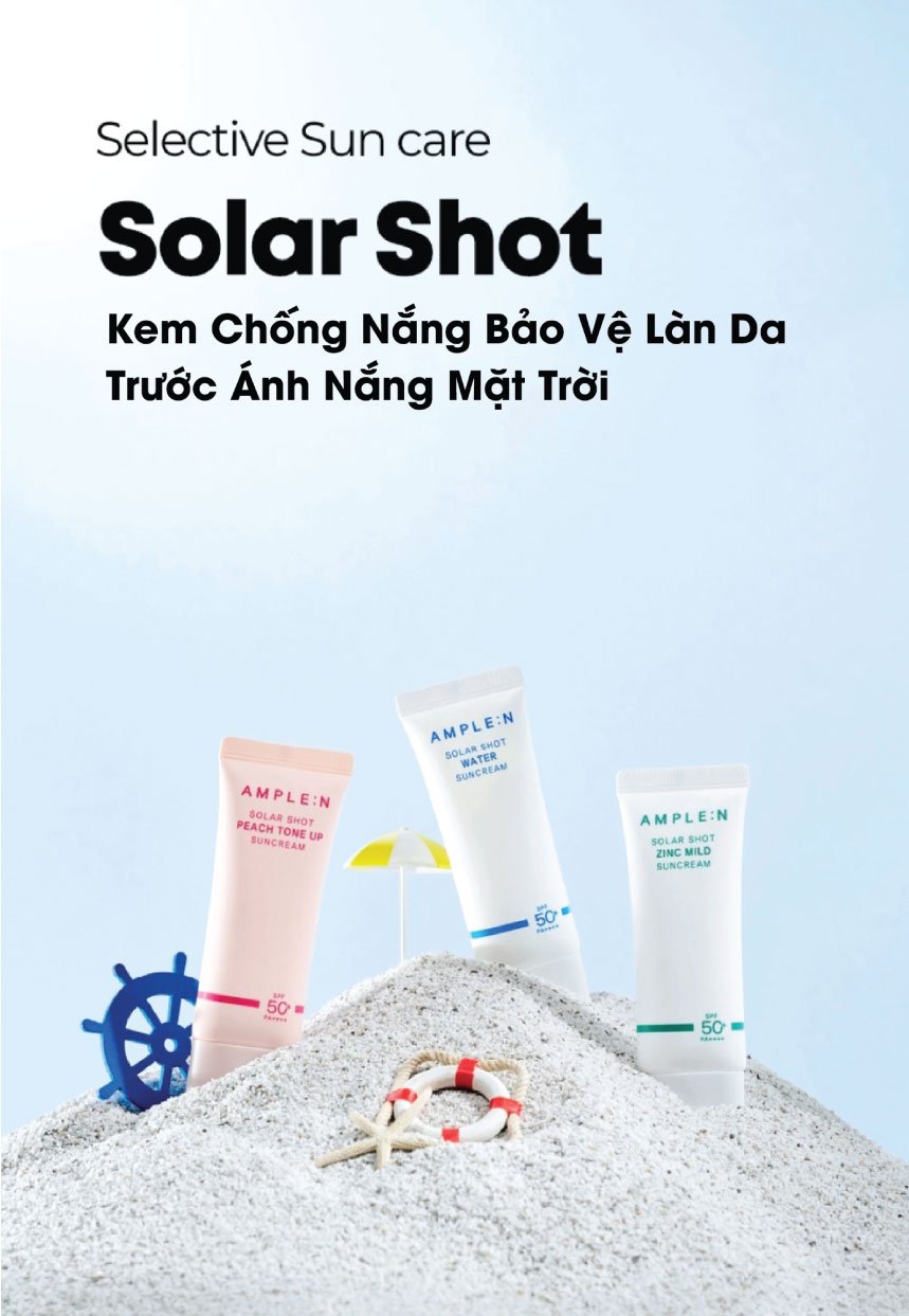 Mô tả Kem Chống Nắng Dưỡng Ẩm Ample:n Solar Shot Water Suncream 40ML - 2
