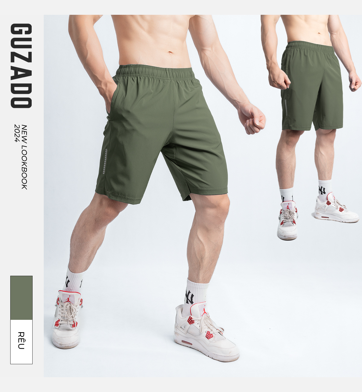 Chi tiết cạp quần Guzado
