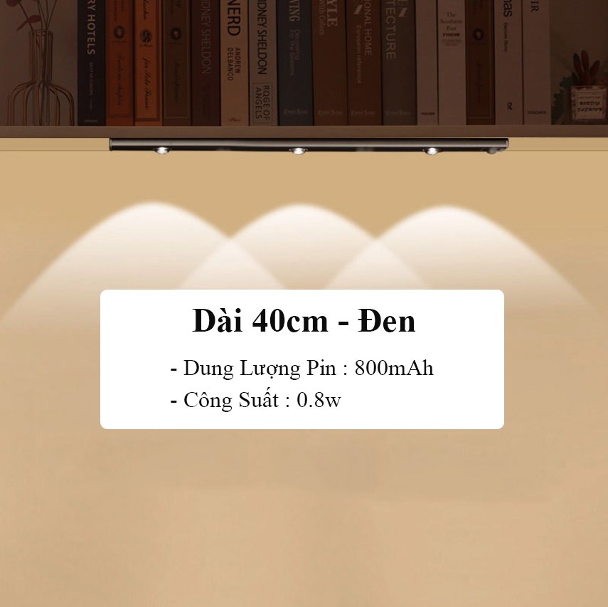 Mô tả Thanh Led Dán Tủ Energy Green Lighting Cảm Biến L1601 - (20-30-40cm) - Dán Tường - Hầm Cầu Thang - 4