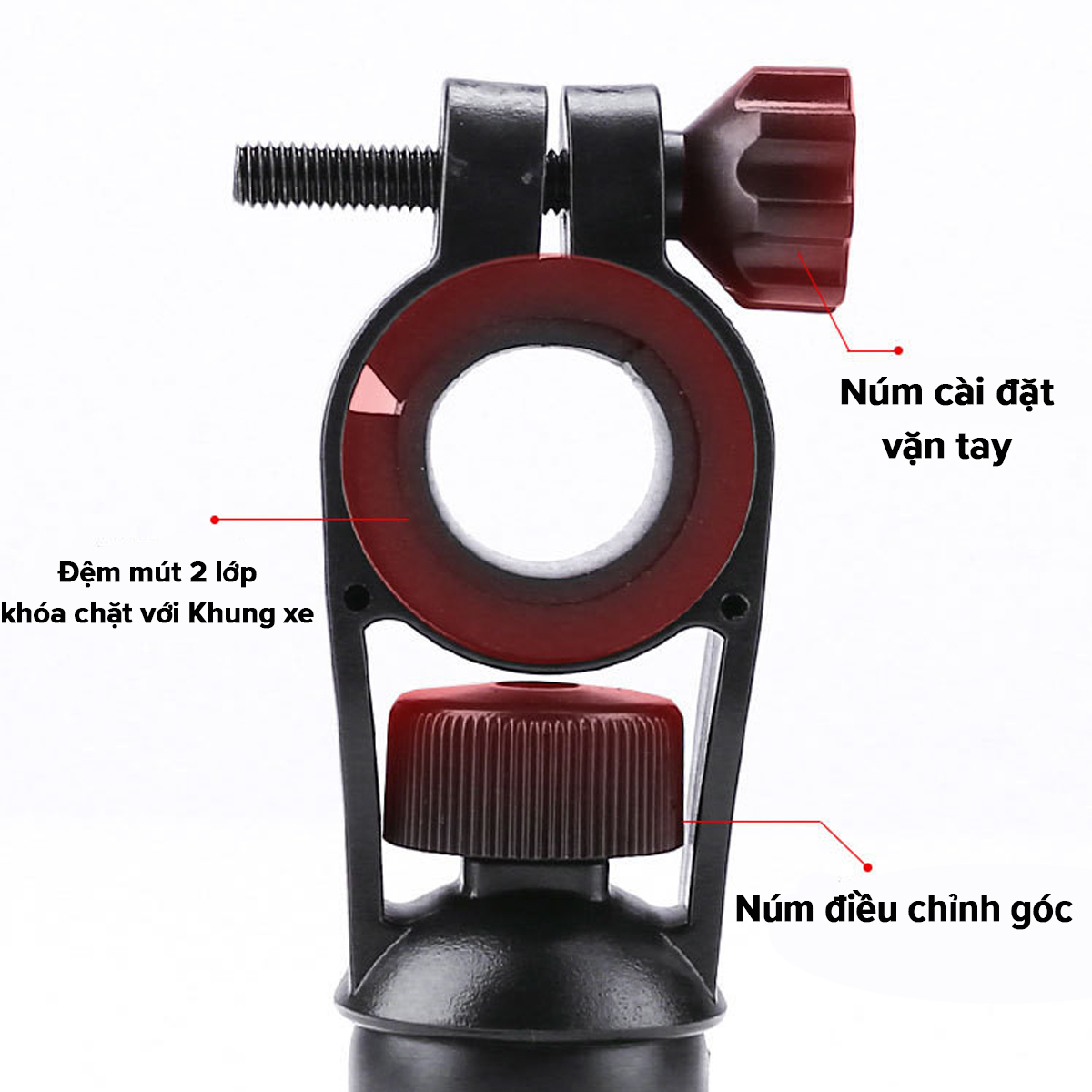 Mô tả Giá Đỡ Điện Thoại Xoay 360 Độ Gắn Tay Lái Ghi Đông Xe Đạp Thể Thao – Kẹp Điện Thoại Gắn Khung Xe Đạp Chính Hãng Amalife - 2