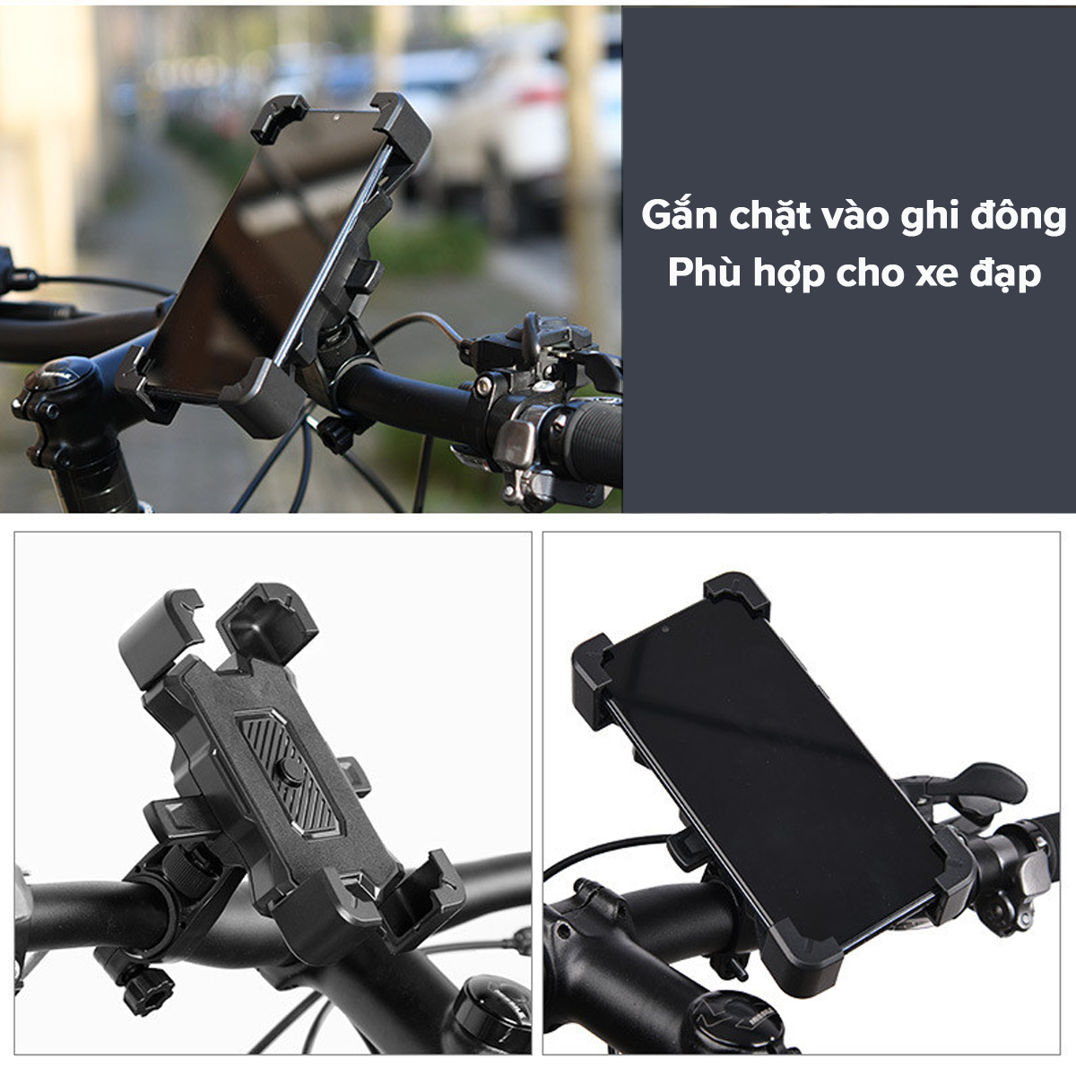 Mô tả Giá Đỡ Điện Thoại Xoay 360 Độ Gắn Tay Lái Ghi Đông Xe Đạp Thể Thao – Kẹp Điện Thoại Gắn Khung Xe Đạp Chính Hãng Amalife - 5
