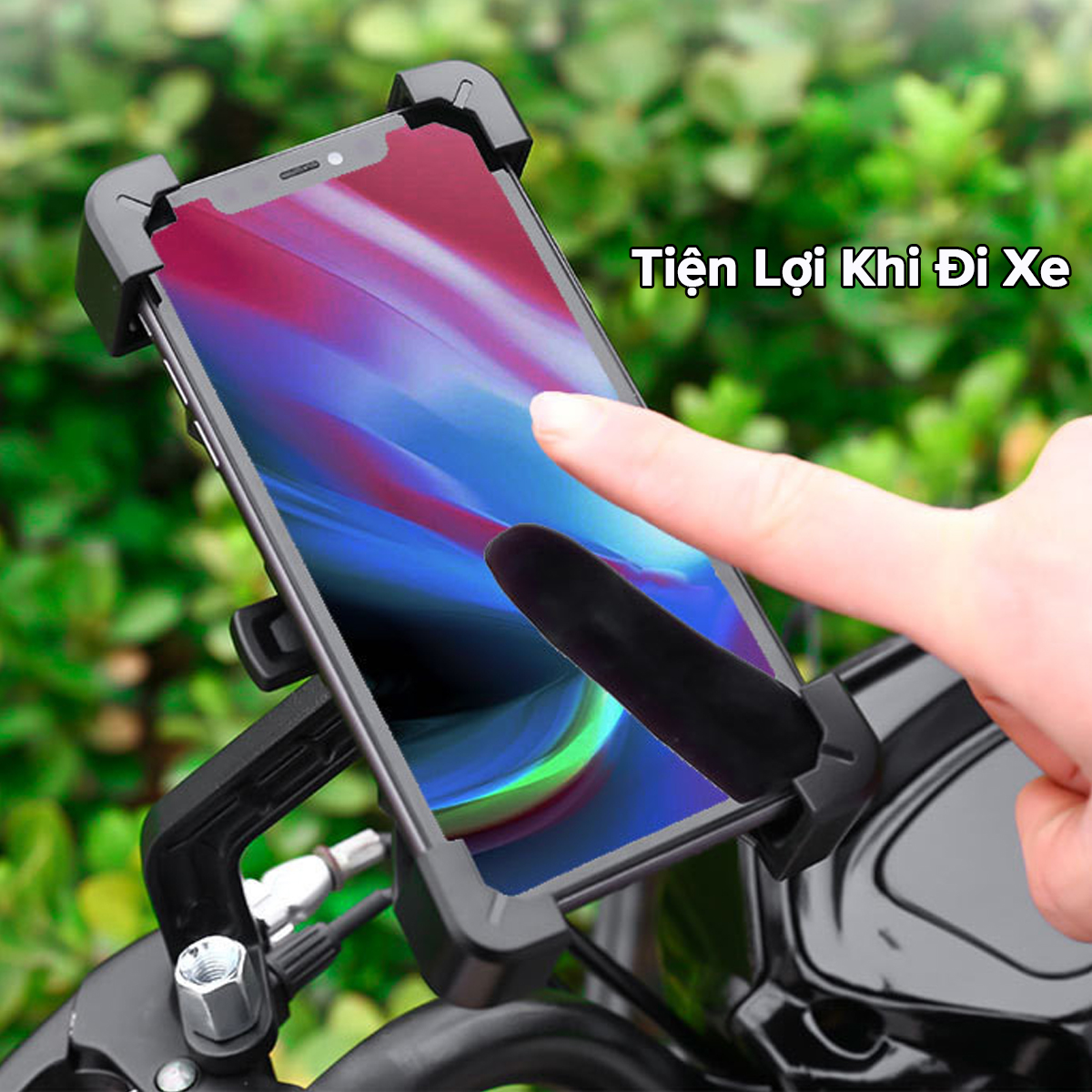 Mô tả Giá Đỡ Điện Thoại Xoay 360 Độ Gắn Tay Lái Ghi Đông Xe Đạp Thể Thao – Kẹp Điện Thoại Gắn Khung Xe Đạp Chính Hãng Amalife - 6