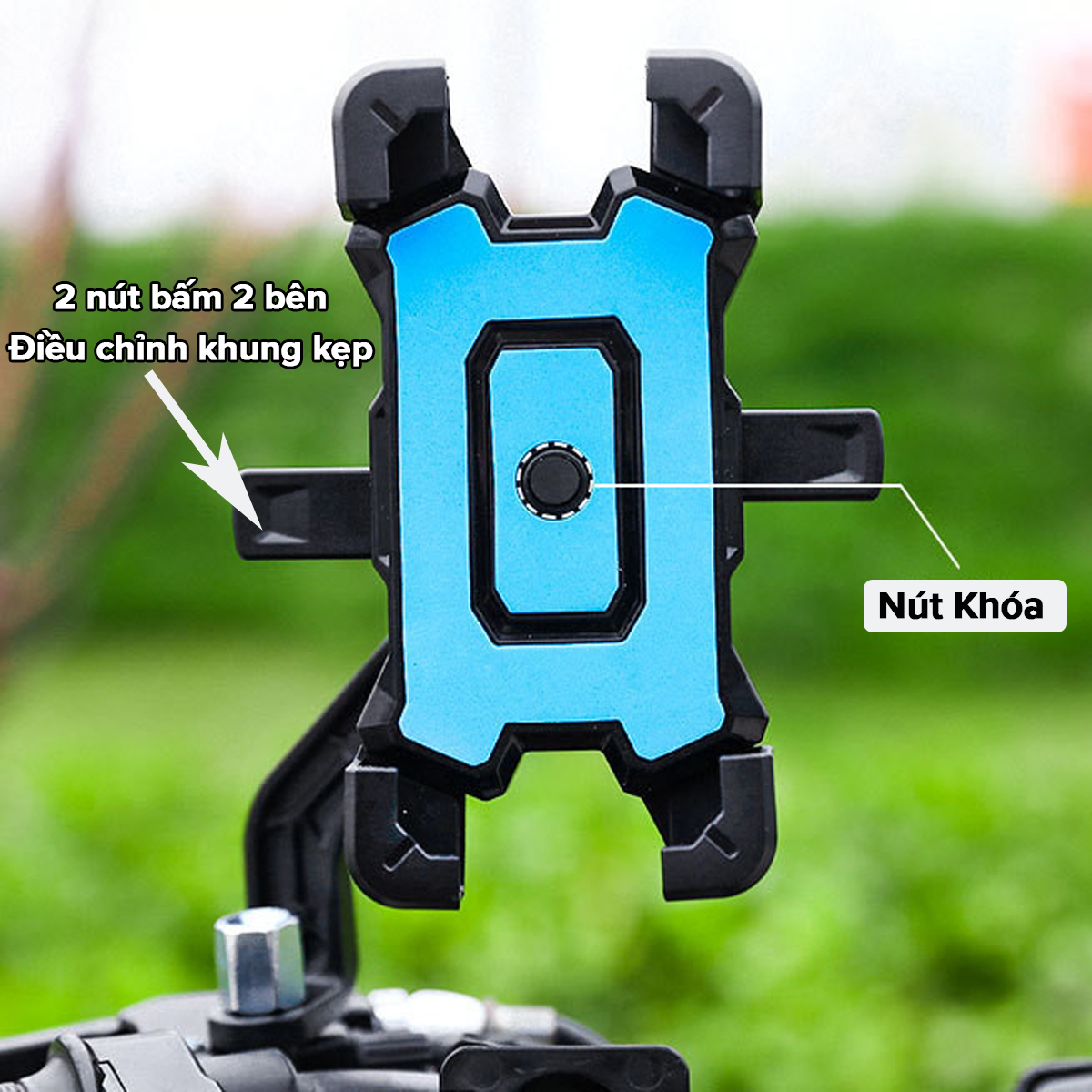 Mô tả Bộ Giá Đỡ - Kẹp Điện Thoại Gắn Xe Đạp Và Xe Máy Vô Cùng Chắc Chắn – Hàng Chính Hãng Amalife - 3