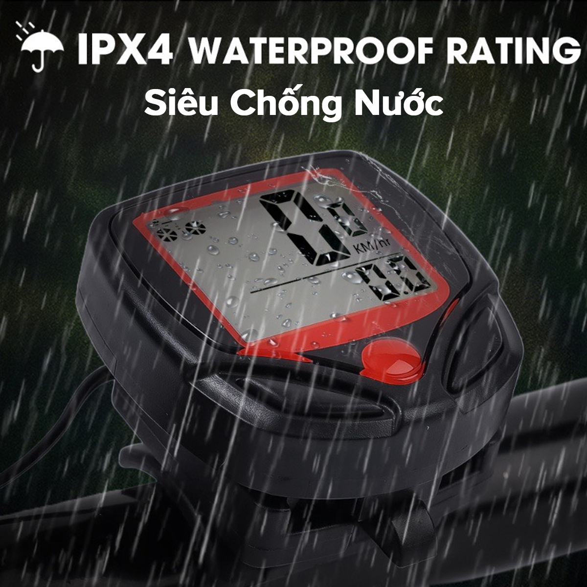 Mô tả Đồng Hồ Đo Tốc Độ Chính Xác Cho Xe Đạp Thể Thao Siêu Rẻ Chống Nước Tuyệt Đối – Mã 01 Tiếng Anh Chính Hãng Amalife - 5