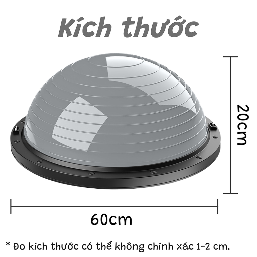 Mô tả Full Size-All Color-(TẶNG BƠM + 2 DÂY KÉO) BG Bóng tập YOGA bóng thăng bằng tập thể dục Cao Cấp - 12
