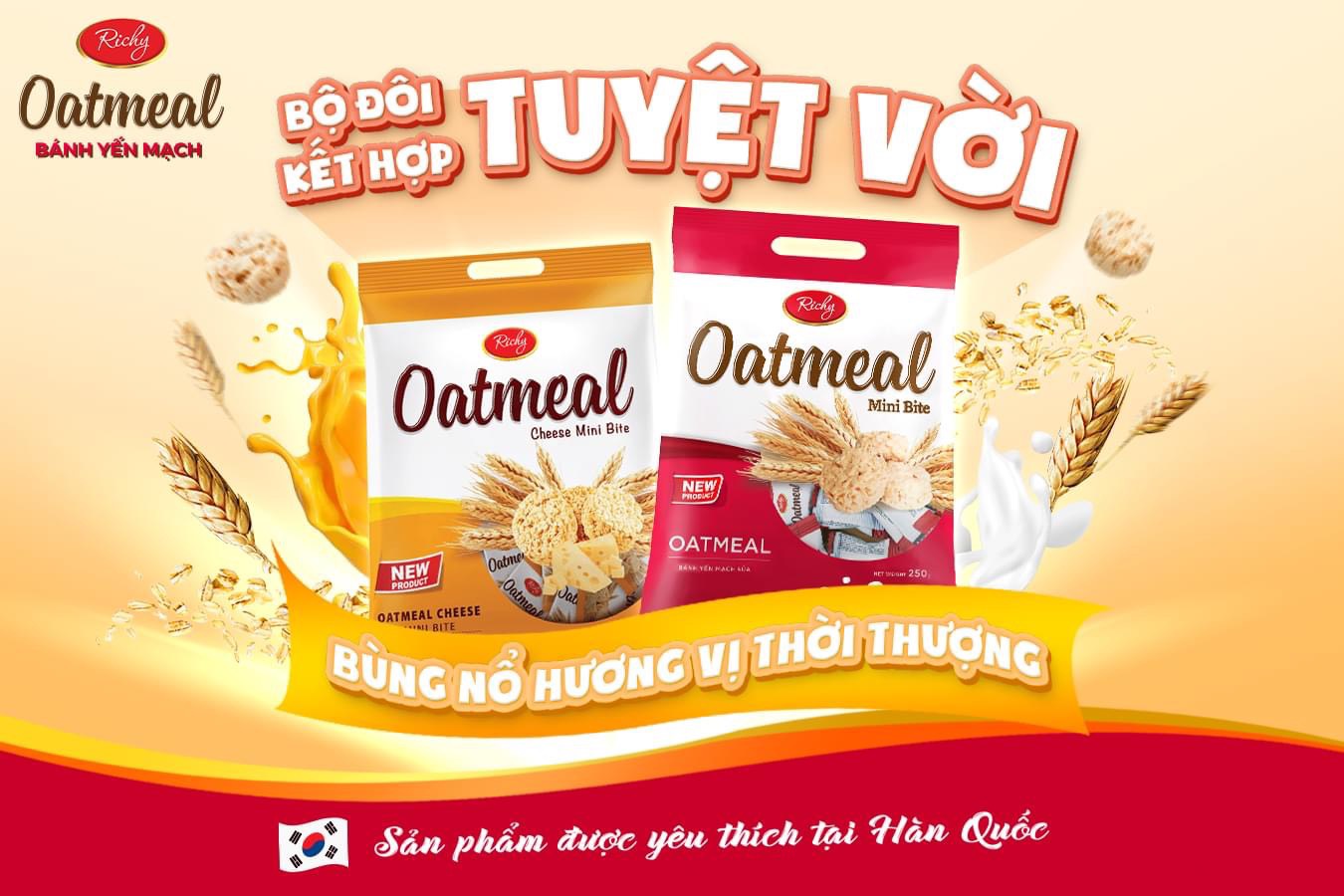 Mô tả Bánh Yến Mạch Richy mini bite 35-40g - 1