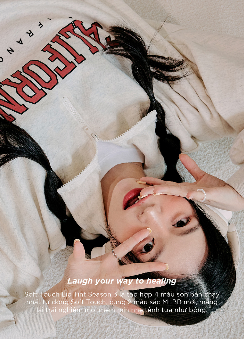 Mô tả [New - Ver 3] Son Kem Siêu Lì, Siêu Mịn Môi Hàn Quốc Merzy Soft Touch Lip Tint 3g - 2