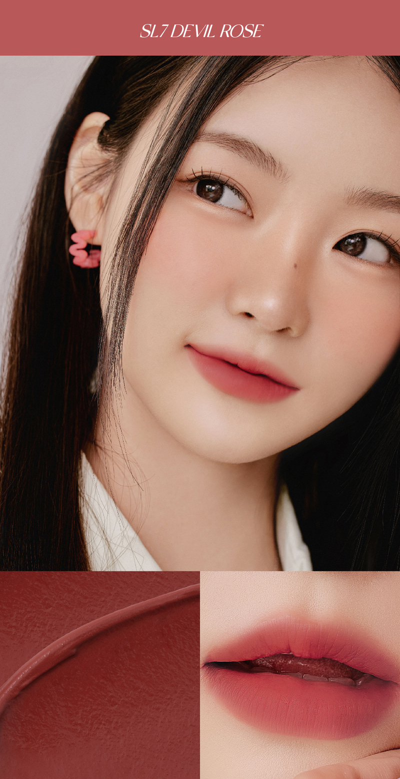Mô tả [New - Ver 3] Son Kem Siêu Lì, Siêu Mịn Môi Hàn Quốc Merzy Soft Touch Lip Tint 3g - 8