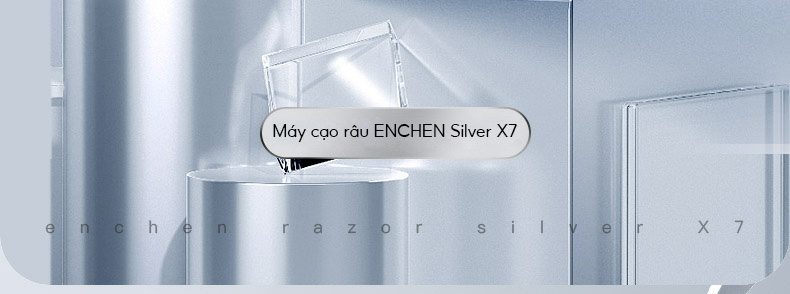 Mô tả Máy cạo râu Enchen X7 đầu cắt 3D chống nước IPX7, lưỡi dao tự mài, pin chờ 90 ngày - BH 6 tháng - 4