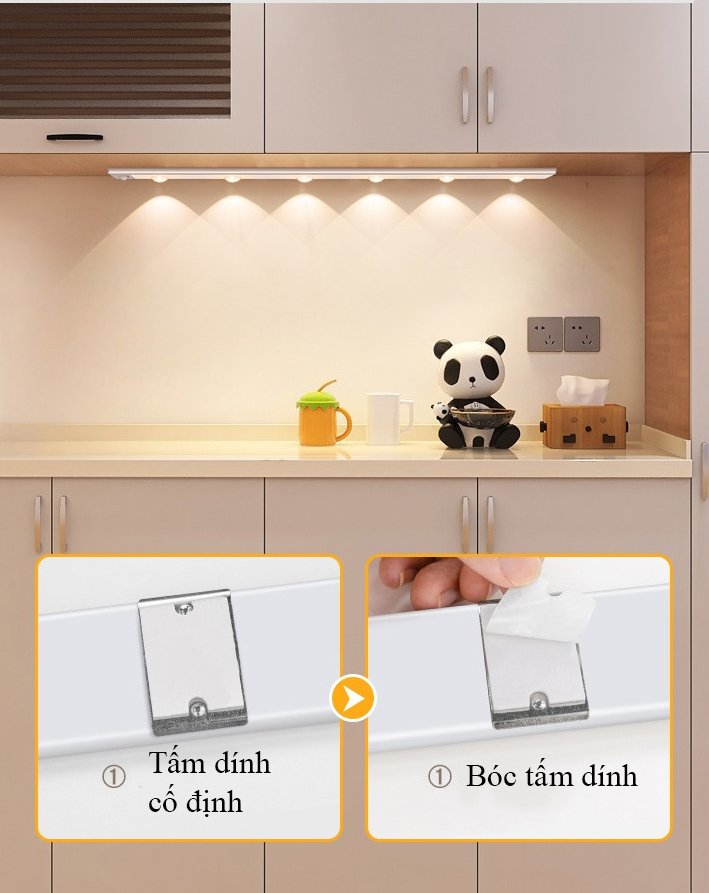 Mô tả Thanh Led Dán Tủ Energy Green Lighting Cảm Biến L1601 - (20-30-40cm) - Dán Tường - Hầm Cầu Thang - 8