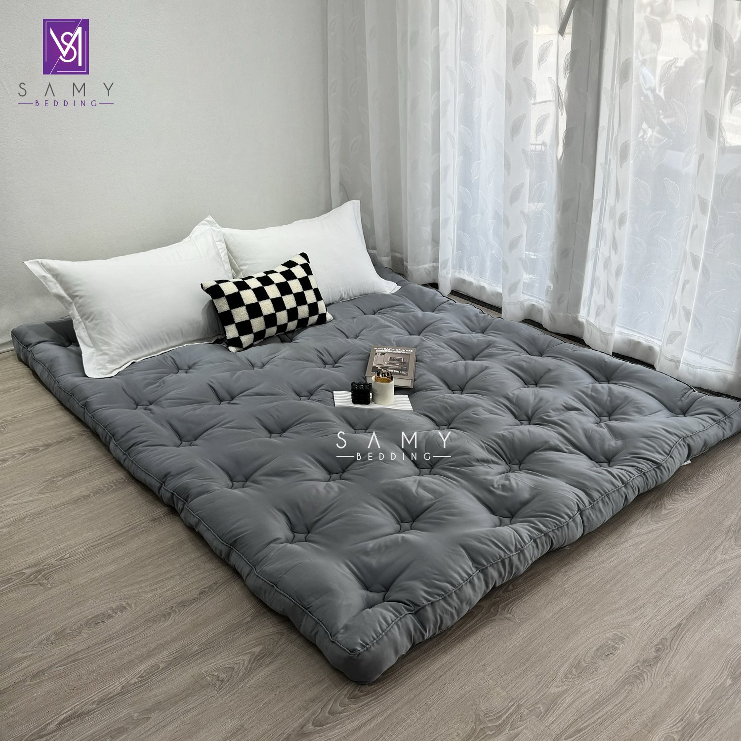 Mô tả Topper Nệm Dày Cao Cấp Royal 10 SAMY BEDDING Mềm Mại Với Vải Lụa Tencel Cực Mát - 1