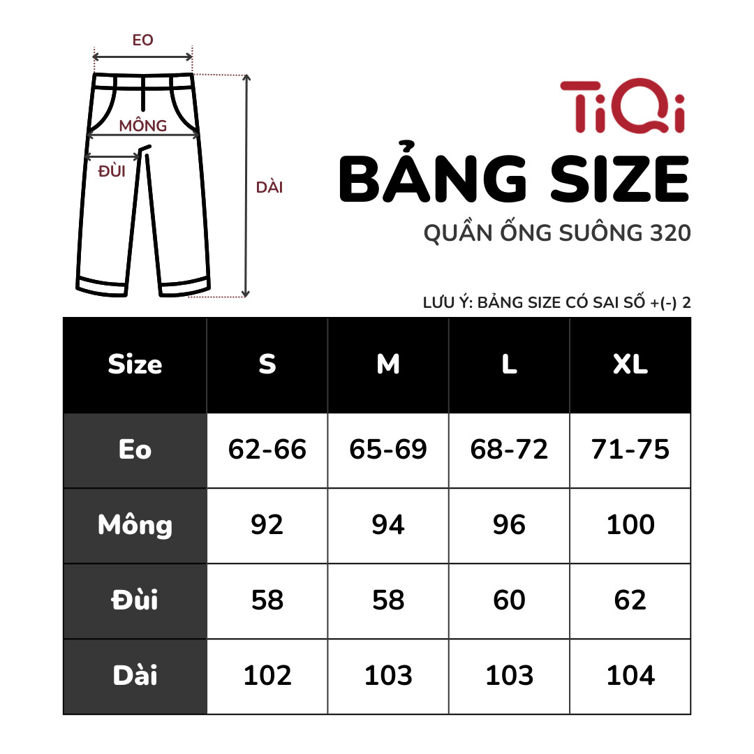 Mô tả Quần jean nữ ống rộng TiQi Jeans wash nhẹ xanh cơ bản cạp cao B2320 - 1