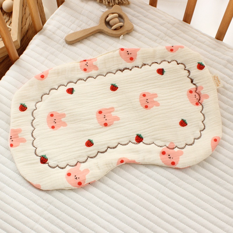 Mô tả Gối Lót đầu Xô Muslin cao cấp trần bông dày dặn, mềm mại, êm ái cho bé - 6