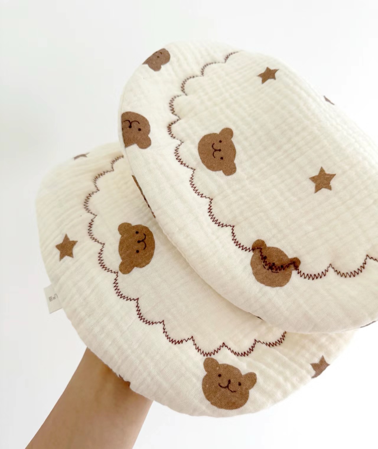 Mô tả Gối Lót đầu Xô Muslin cao cấp trần bông dày dặn, mềm mại, êm ái cho bé - 10