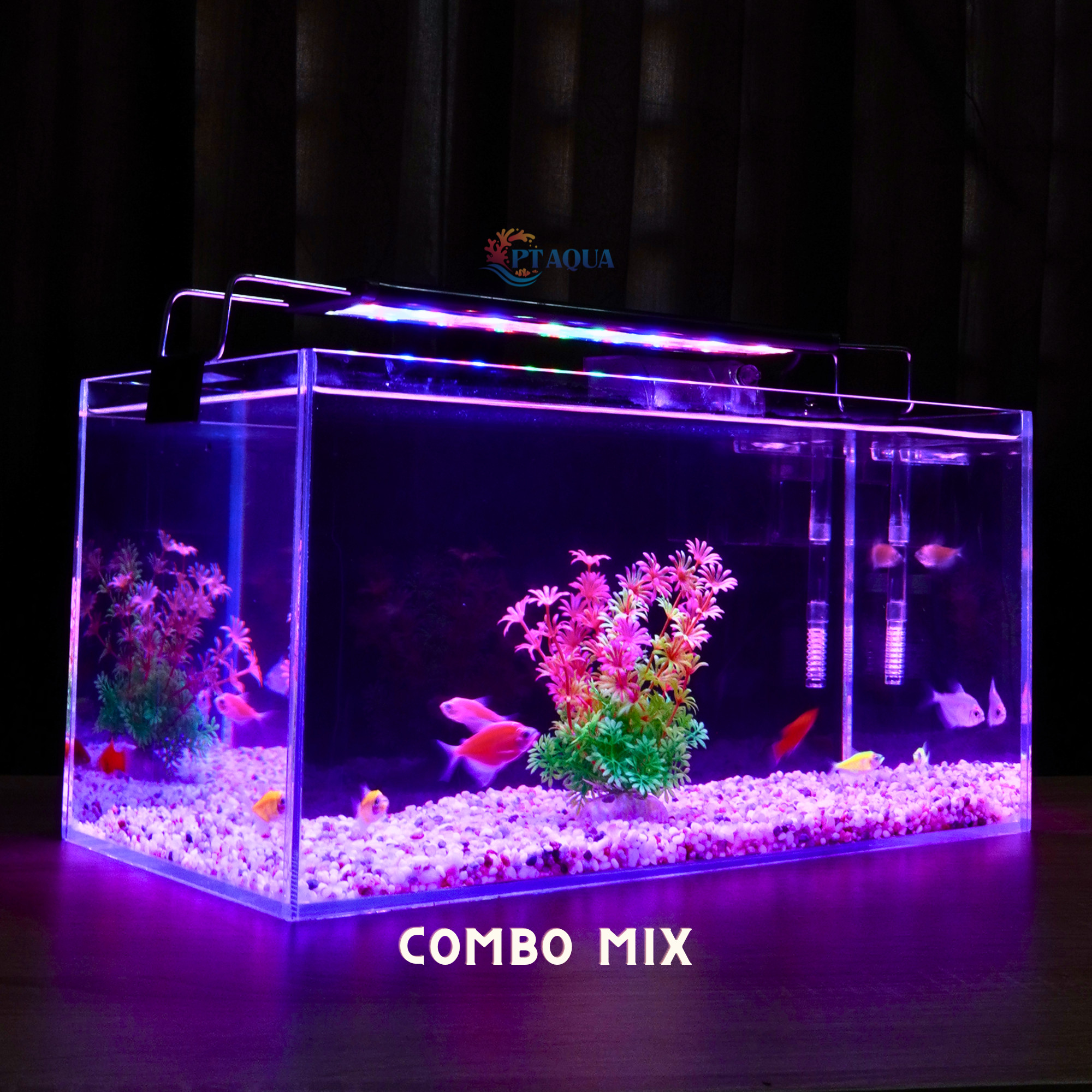 Bể cá mini để bàn 40x20x20cm nhiều mẫu phù hợp nuôi cá cảnh mini nhỏ ...