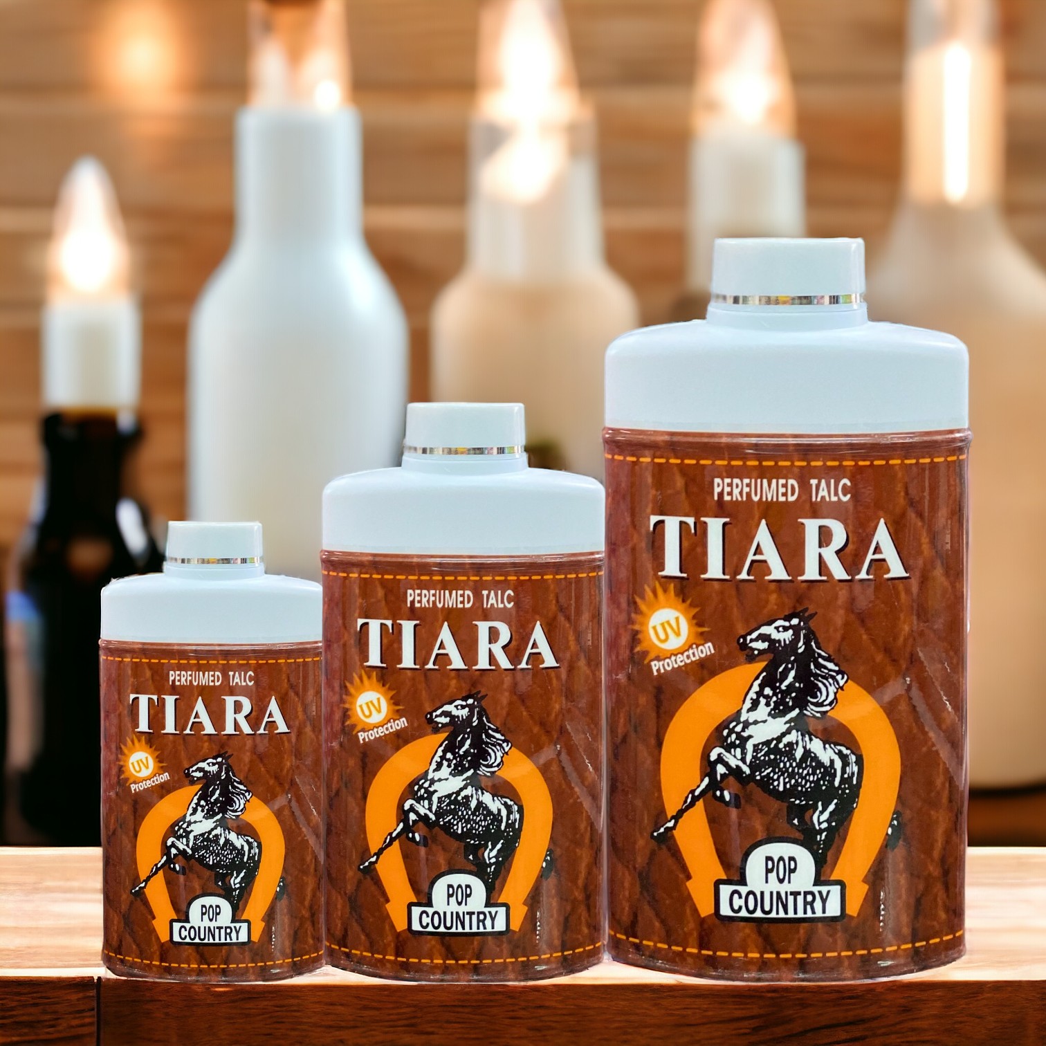 Phấn Rôm Tiara Pop Country - Phấn Rơm Con Ngựa Hương Nước Hoa (50g ...