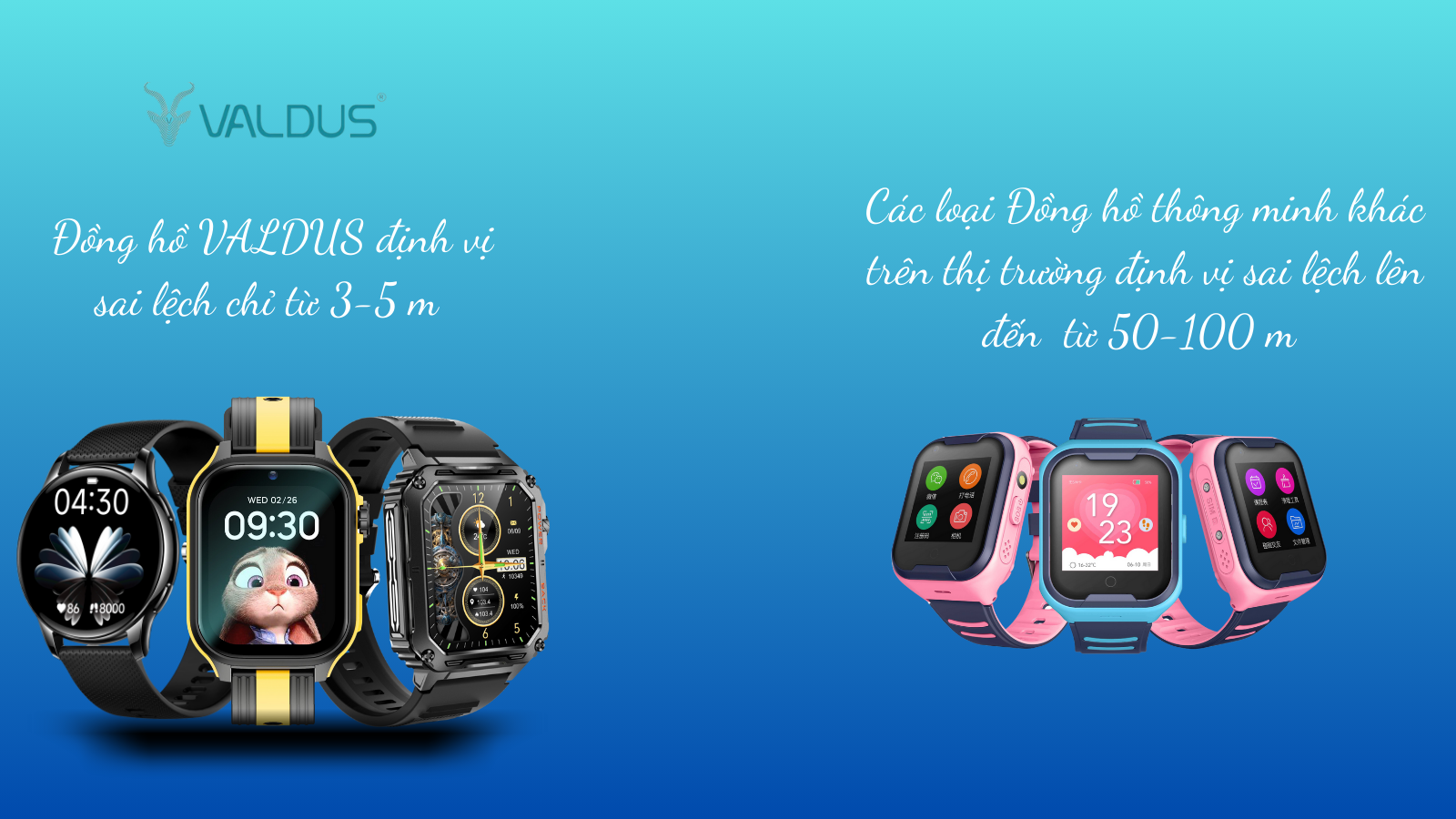 Valdus VK36 Kid4G màu sắc