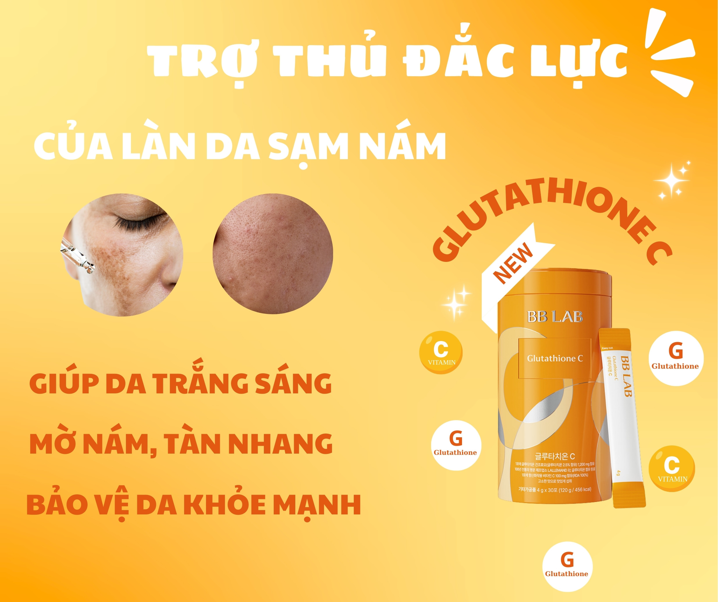 Bột uống BB LAB Glutathione Vitamin C - Hướng dẫn sử dụng