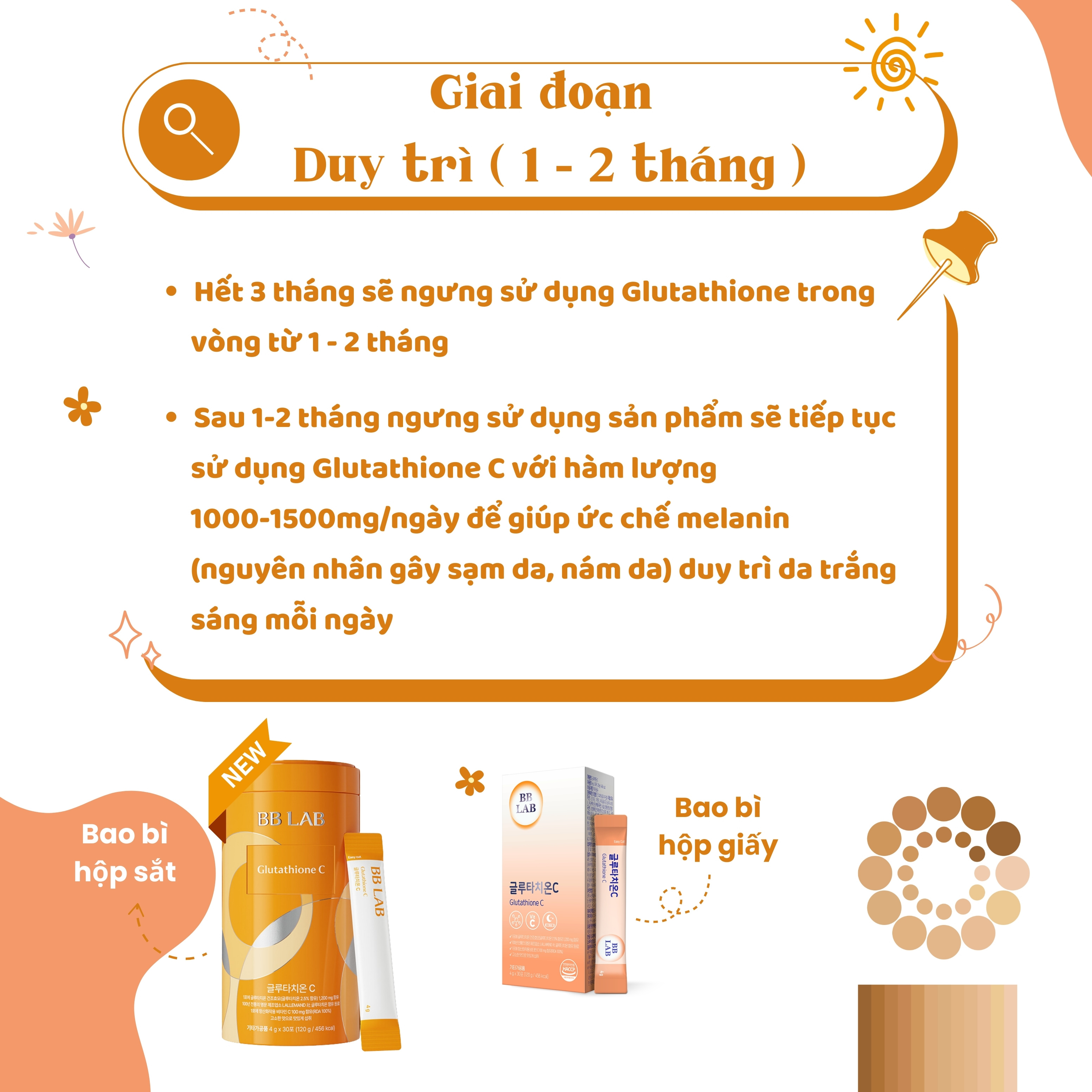 Bột uống BB LAB Glutathione Vitamin C - Độc quyền