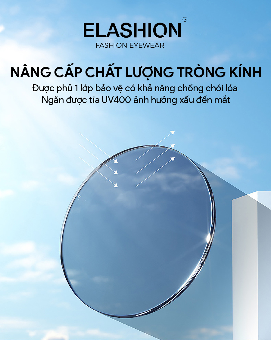 Kính râm thời trang nam nữ ELASHION, kính mát được thiết kế hai chấm ...