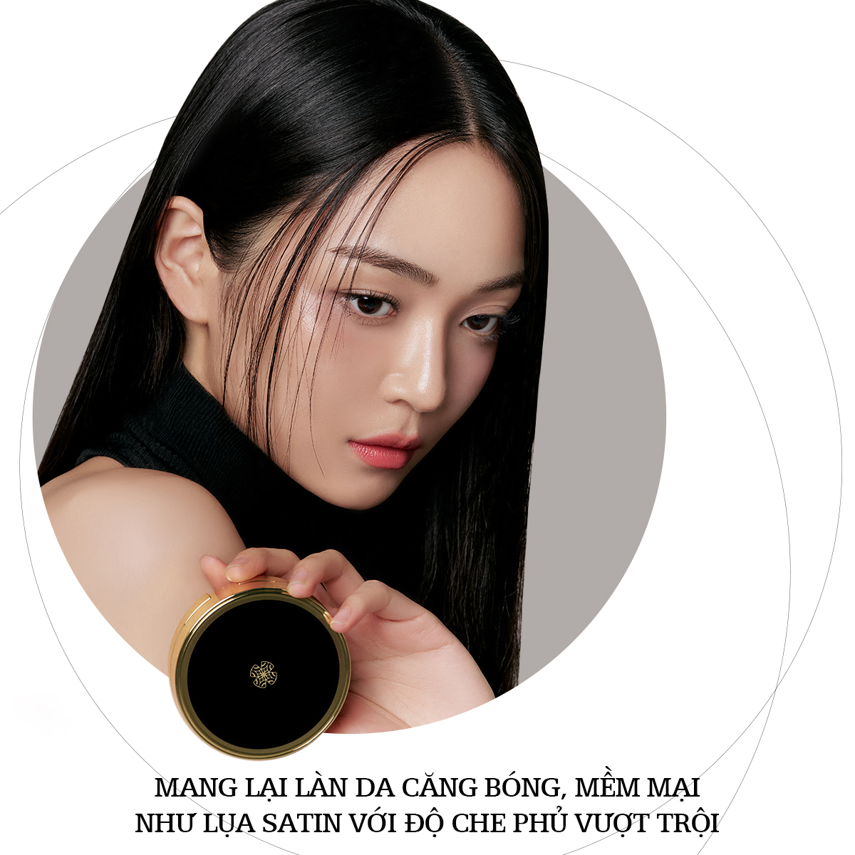 Mô tả Phấn nước che khuyến điểm & êm ráo làn da ẩm mịn OHUI Ultimate Cover Cushion Satin Finish SPF50+ PA+++ - 4