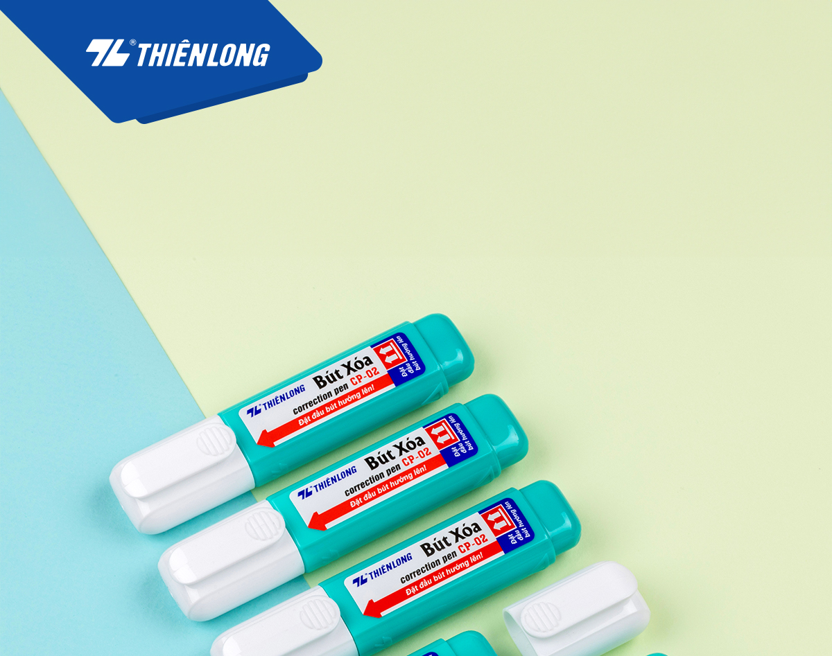Mô tả Bút xóa nước 12ml Thiên Long CP-02 - Viết xóa sạch, nhanh khô, an toàn sử dụng, phù hợp học sinh, sinh viên, văn phòng - 1