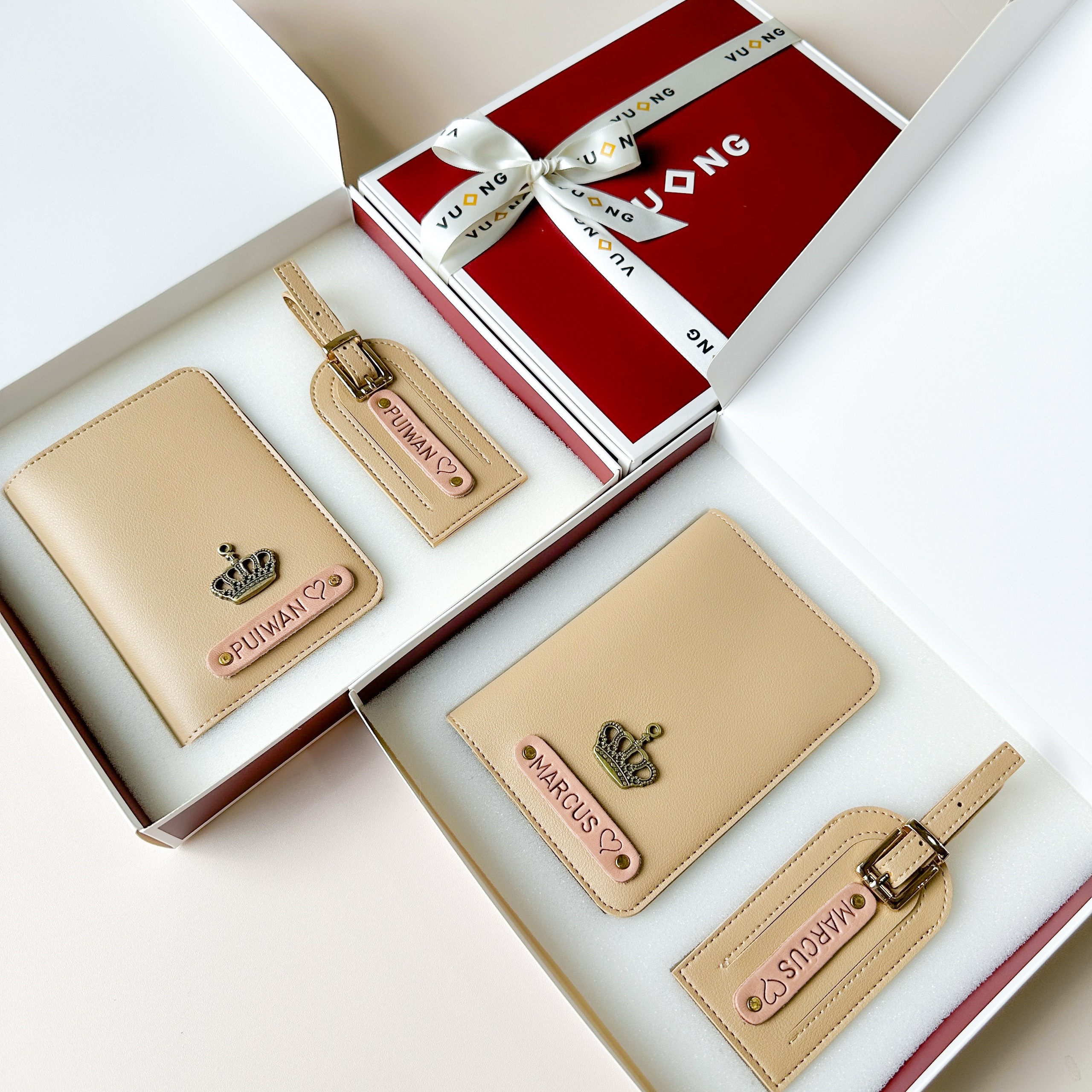 Mô tả Passport cover Vuông Shop®️ da p.u 2 lớp kèm tag hành lý - 10