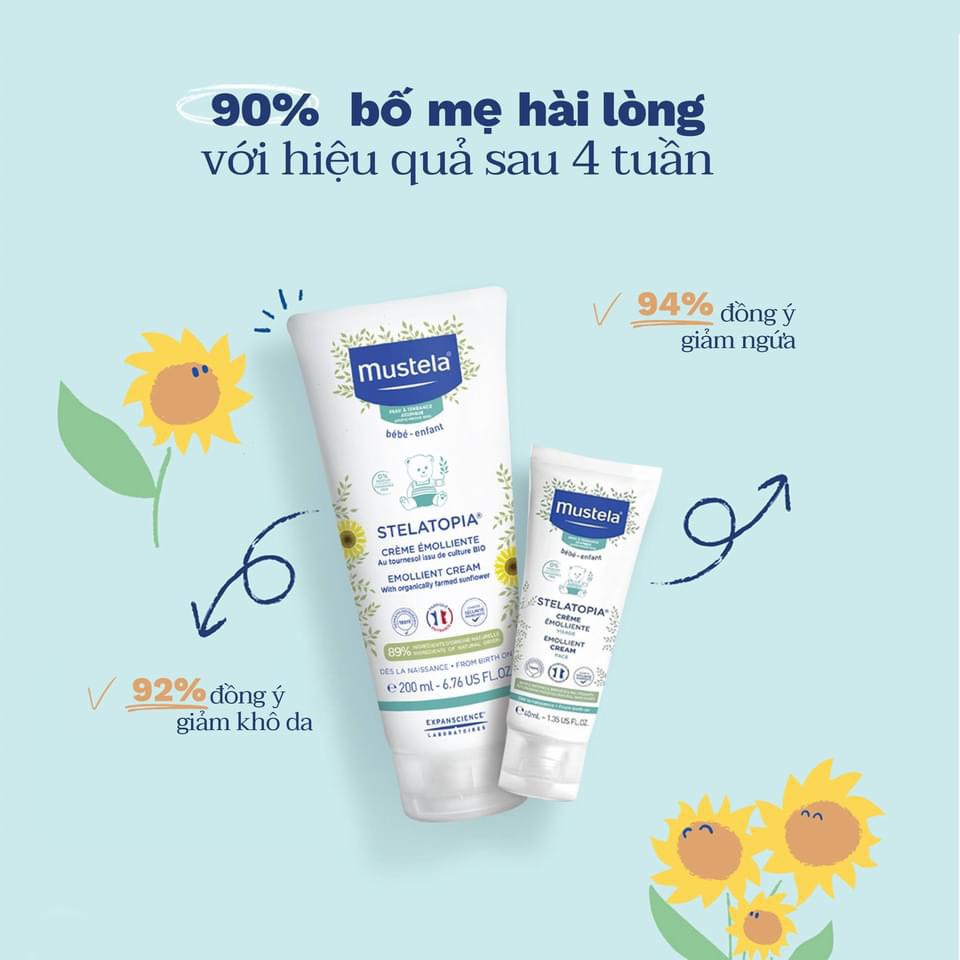 Emollient Face Cream Mustela Stelatopia Creme Emolliente Mustela