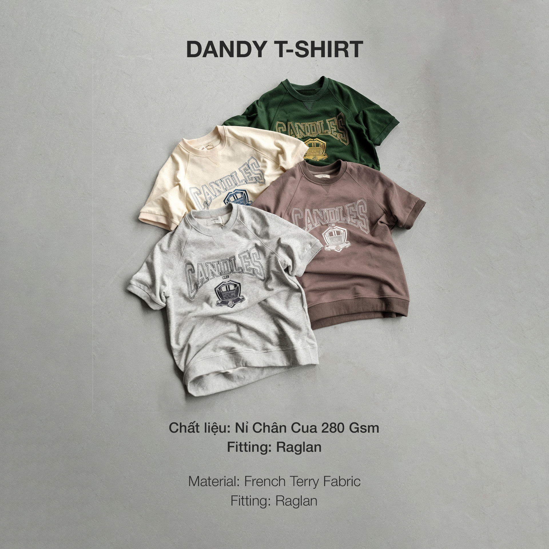 Mô tả Áo Thun Candles Dandy Oversize Tee Unisex - 1