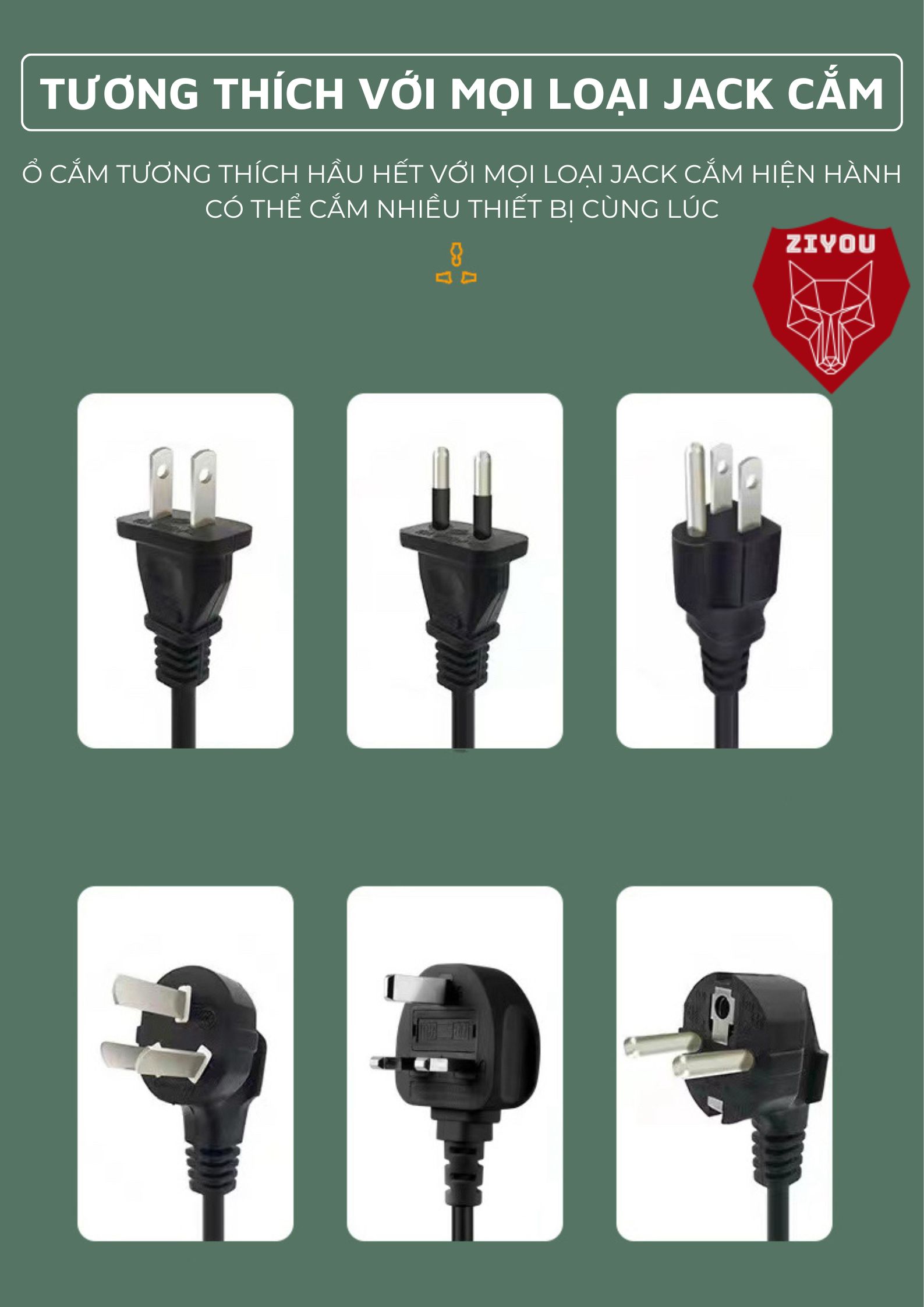 Thiết kế nhỏ gọn của ổ cắm A8