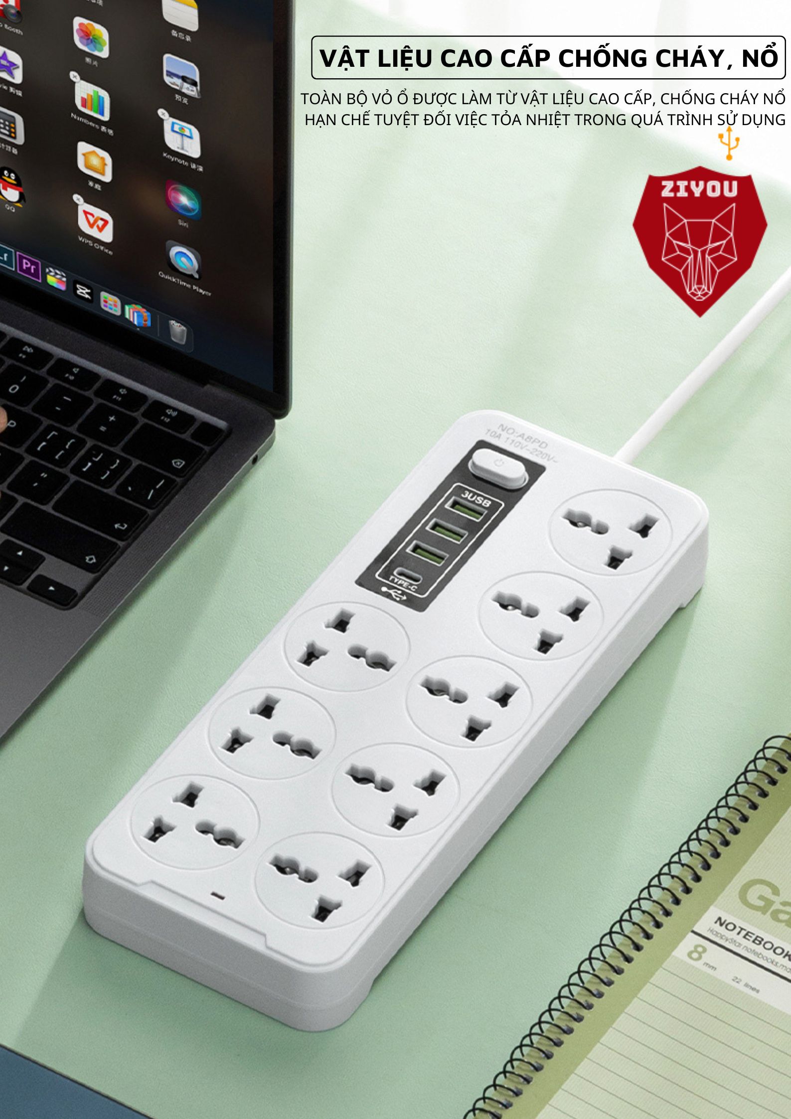 Sự tiện lợi của ổ cắm A8