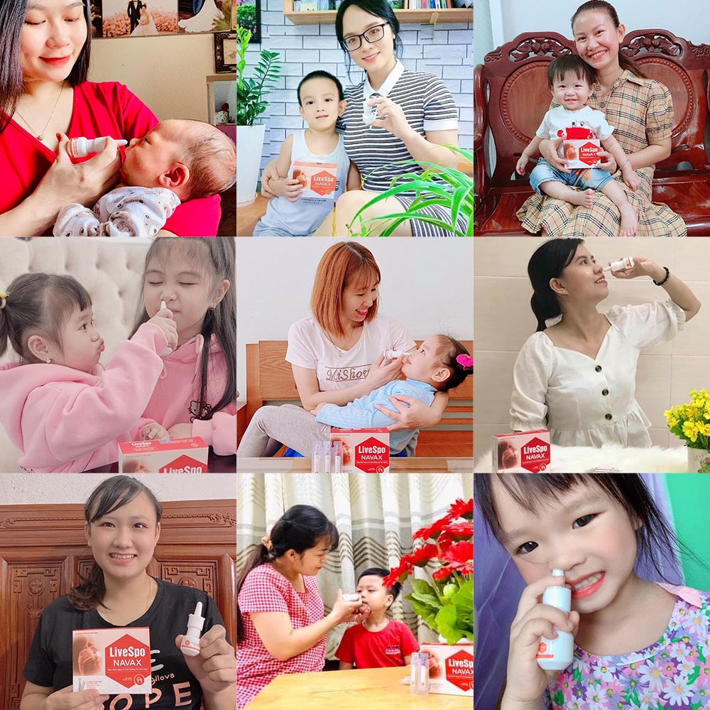 Mô tả Combo 2 Hộp Xịt mũi - họng chứa Bào tử lợi khuẩn - LivSpo Navax Chuyên Dụng (Hộp 10 ống x 4ml) - 5