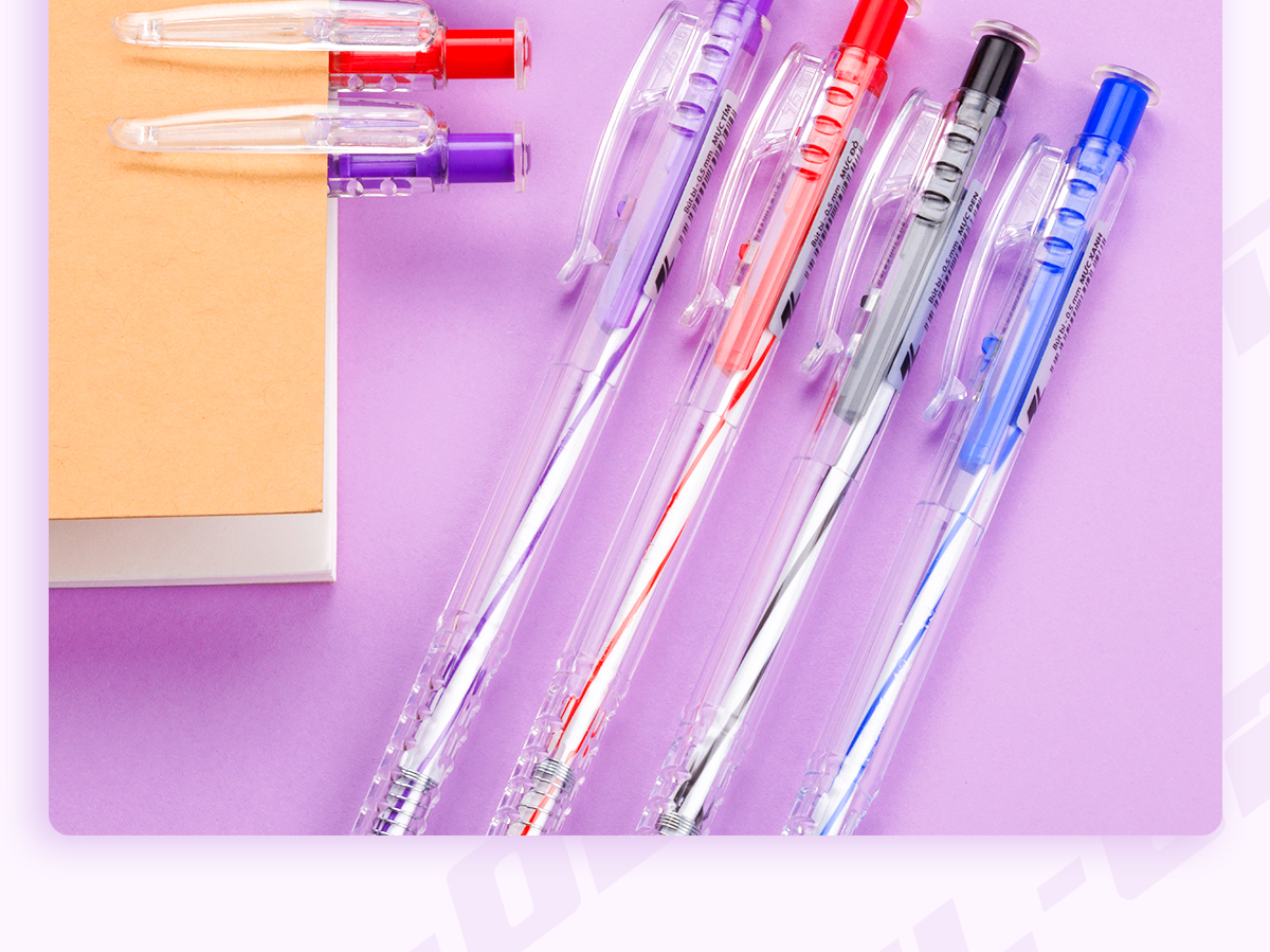 Mô tả Combo 5/10/20 Bút bi Thiên Long TL-027 mực xanh/đỏ/đen/tím ngòi 0.5mm, nét viết đều dành cho học sinh, văn phòng - 12