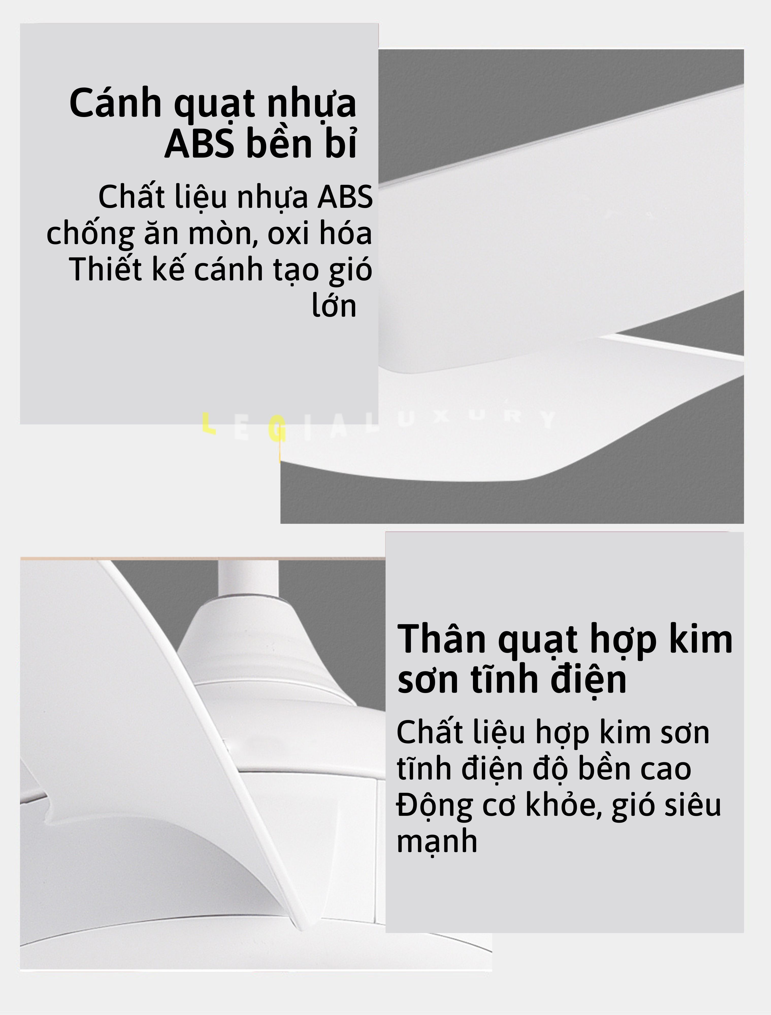 Mô tả Quạt Trần Mini Cao Cấp | Quạt Trần Chung Cư | Chạy Êm Không Tiếng Động , Tiêu Chuẩn CE xuất Châu Âu - 3