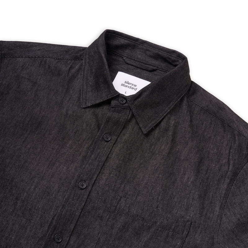 Mô tả Áo sơ mi ngắn tay SilenceStandard Eco Denim Blank [SB05] - 2