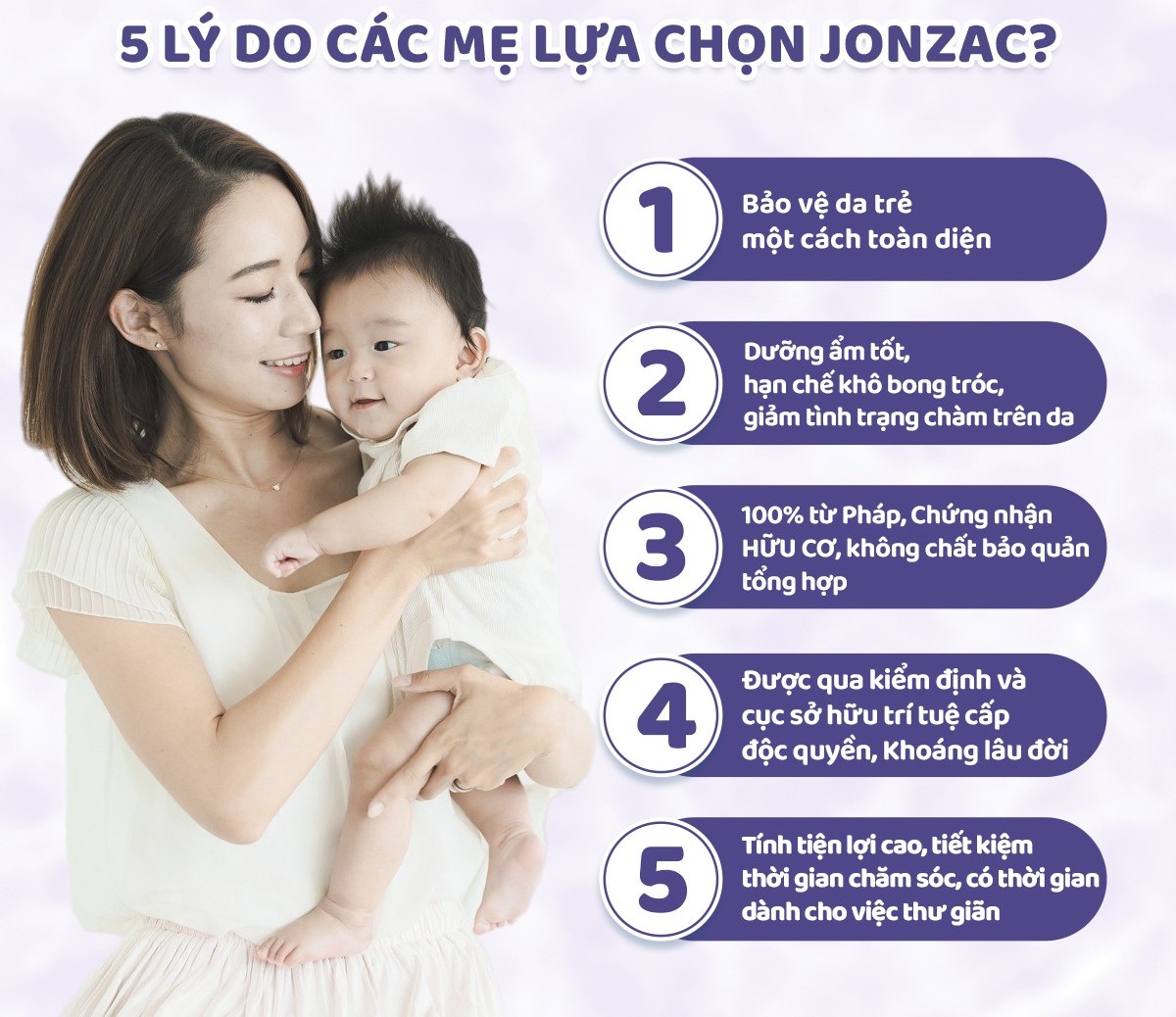Mô tả Dung dịch vệ sinh chống hăm tã hữu cơ JONZAC - Giữ ẩm làm mềm nuôi dưỡng làn da bé (500Ml-1L) - 9