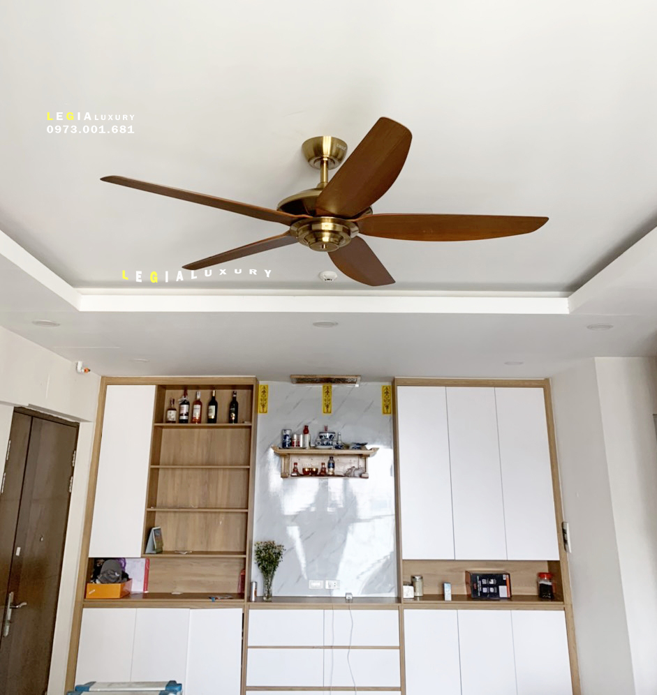 Mô tả Quạt trần MẠ VÀNG 24K LGFAN869 | Quạt trần hiện đại đẹp VIP LUXURY 2025 - 10