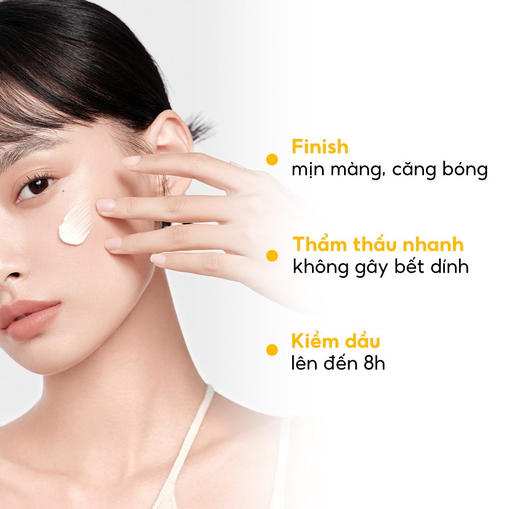 Kết cấu kem chống nắng Tenamyd dạng nước
