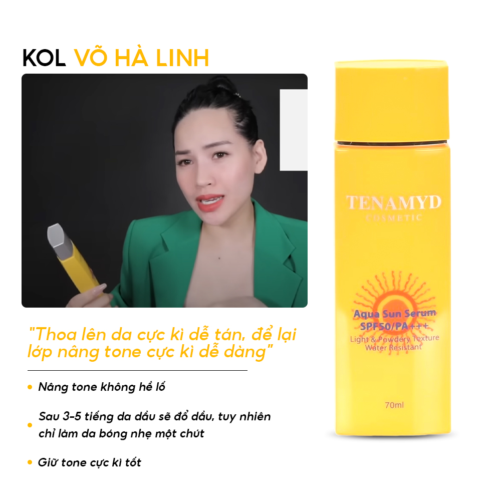 Thành phần Tenamyd AquaSun SerumSkincare