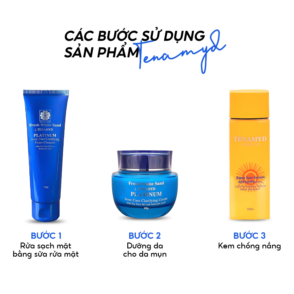 Mô tả Sữa rửa mặt dành cho da dầu mụn Tenamyd Cosmetic 120gam - 3