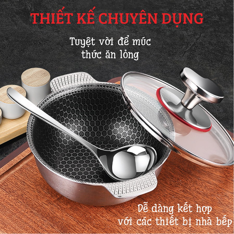 Mô tả Muôi Canh Inox 304 Nhỏ Nguyên Khối Kalpen - 2