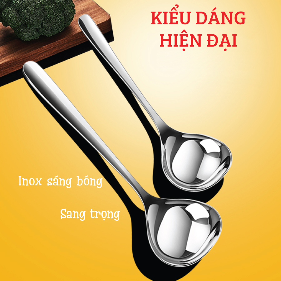 Mô tả Muôi Canh Inox 304 Nhỏ Nguyên Khối Kalpen - 5