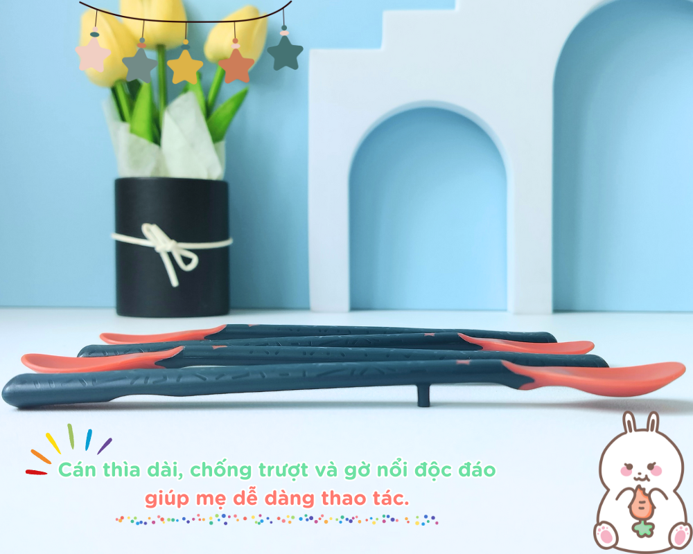 Mô tả Thìa Ăn Dặm Có Báo Nhiệt Tommee Tippee Heat Sense, Cho Bé Từ 4 Tháng (Set 4 Thìa, Tách Lẻ) - 5