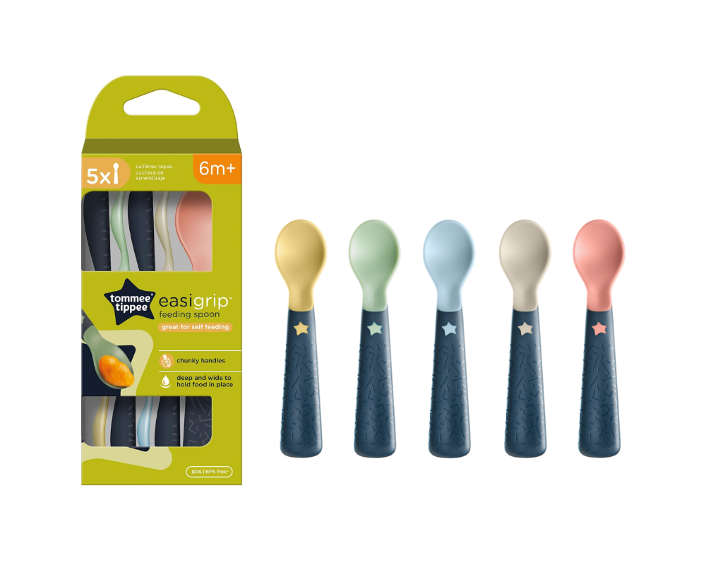 Mô tả Thìa Tập Ăn Tommee Tippee Easigrip, Dành Cho Bé Từ 6 Tháng - Set 5 Thìa, Tách Lẻ (Giao Màu Ngẫu Nhiên) - 4