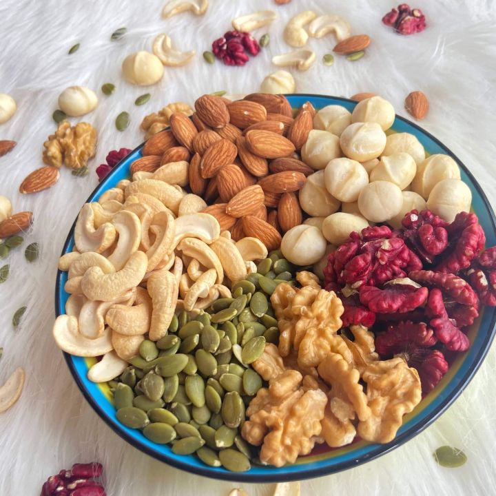 Hạt Mix 8 Loại Sấy Nguyên Vị Dinh Dưỡng Healthy Zing 500g | Shopee Việt Nam