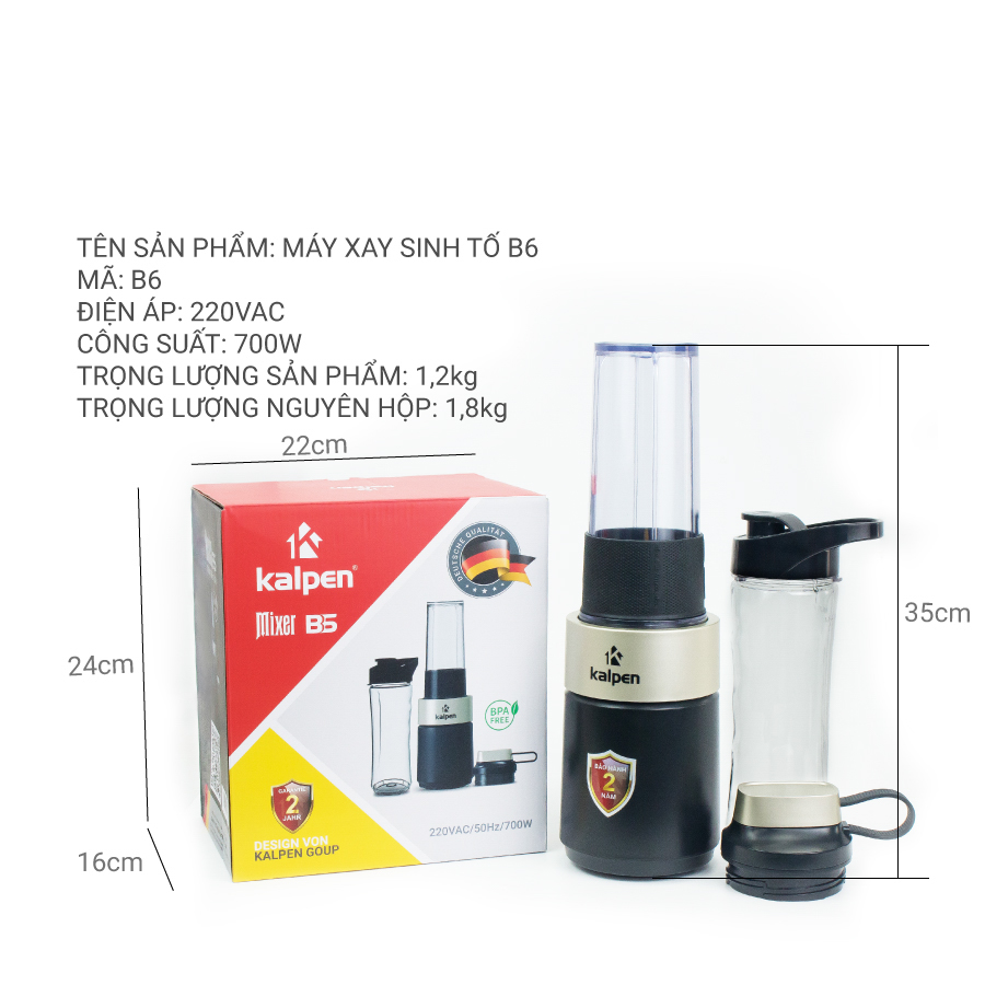 Khóa an toàn và tự ngắt Kalpen B6